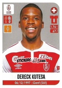 Sticker Dereck Kutesa - FOOT 2020-2021 - Panini