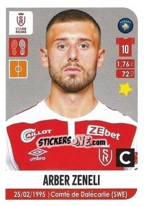 Cromo Arber Zeneli - FOOT 2020-2021 - Panini