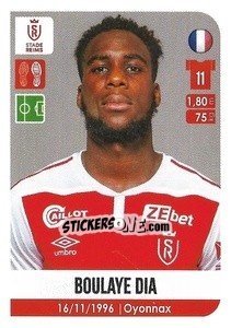 Sticker Boulaye Dia - FOOT 2020-2021 n. 443 - Panini
