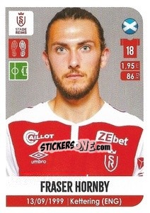 Sticker Fraser Hornby - FOOT 2020-2021 n. 445 - Panini