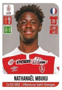 Sticker Nathanaël Mbuku - FOOT 2020-2021 - Panini