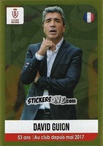 Sticker David Guion (Coach) - FOOT 2020-2021 - Panini