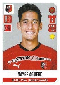 Sticker Nayef Aguerd - FOOT 2020-2021 n. 455 - Panini