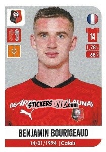 Figurina Benjamin Bourigeaud - FOOT 2020-2021 - Panini