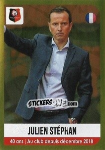 Cromo Julien Stéphan (Coach) - FOOT 2020-2021 - Panini