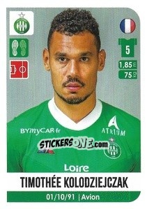 Cromo Timothée Kolodziejczak - FOOT 2020-2021 - Panini