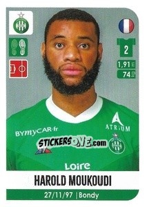 Sticker Harold Moukoudi - FOOT 2020-2021 n. 484 - Panini
