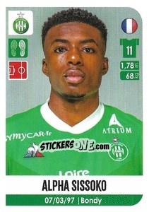 Sticker Alpha Sissoko - FOOT 2020-2021 n. 486 - Panini