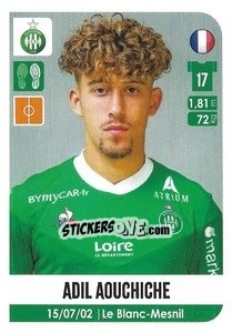 Cromo Adil Aouchiche - FOOT 2020-2021 - Panini