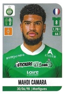 Sticker Mahdi Camara - FOOT 2020-2021 n. 490 - Panini