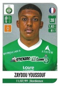 Figurina Zaydou Youssouf - FOOT 2020-2021 n. 493 - Panini