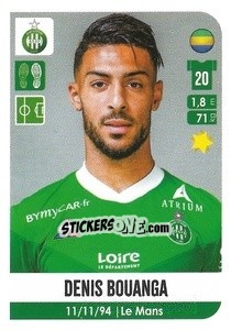 Sticker Denis Bouanga - FOOT 2020-2021 n. 495 - Panini
