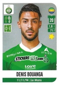 Cromo Denis Bouanga - FOOT 2020-2021 - Panini