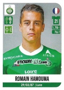 Sticker Romain Hamouma - FOOT 2020-2021 n. 496 - Panini