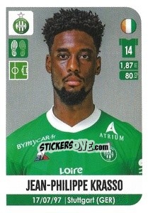 Sticker Jean-Philippe Krasso - FOOT 2020-2021 n. 497 - Panini