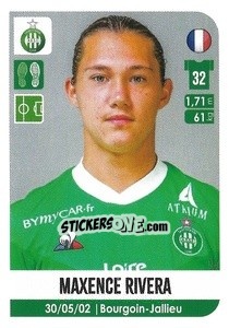 Cromo Maxence Rivera - FOOT 2020-2021 - Panini