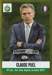 Cromo Claude Puel (Coach) - FOOT 2020-2021 - Panini