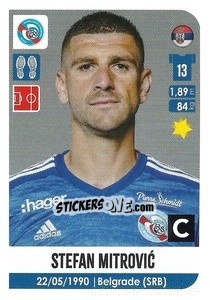 Sticker Stefan Mitrovic - FOOT 2020-2021 n. 512 - Panini