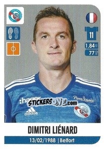 Sticker Dimitri Liénar - FOOT 2020-2021 n. 515 - Panini