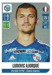 Sticker Ludovic Ajorque - FOOT 2020-2021 - Panini