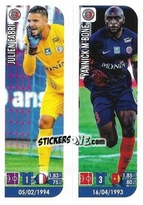 Sticker Julien Fabri / Yannick M'Bone - FOOT 2020-2021 - Panini