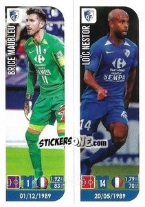Sticker Brice Maubleu / Loïc Nestor - FOOT 2020-2021 n. 552 - Panini