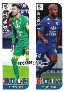 Figurina Brice Maubleu / Loïc Nestor - FOOT 2020-2021 - Panini