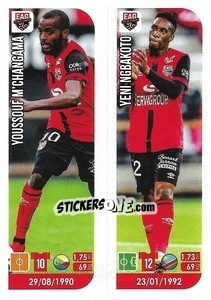 Figurina Youssouf M'Changama / Yeni Ngbakoto - FOOT 2020-2021 n. 555 - Panini