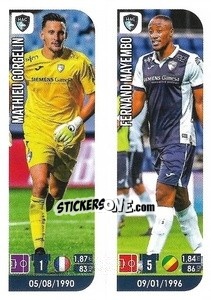 Sticker Mathieu Gorgelin / Fernand Mayembo - FOOT 2020-2021 n. 557 - Panini