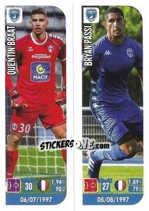 Sticker Quentin Braat / Bryan Passi - FOOT 2020-2021 n. 562 - Panini