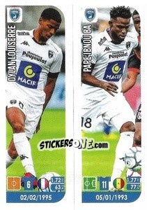 Cromo Dylan Louiserre / Pape Ibnou Ba - FOOT 2020-2021 - Panini