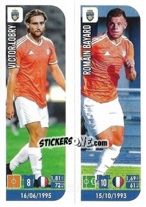 Sticker Victor Lobry / Romain Bayard - FOOT 2020-2021 n. 568 - Panini