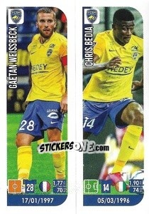 Sticker Gaëtan Weissbeck / Chris Bedia - FOOT 2020-2021 - Panini