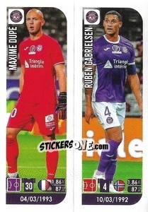 Sticker Maxime Dupé / Ruben Gabrielsen - FOOT 2020-2021 n. 574 - Panini