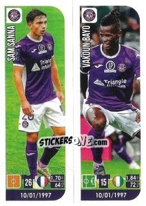 Cromo Sam Sanna / Vakoun Bayo - FOOT 2020-2021 - Panini