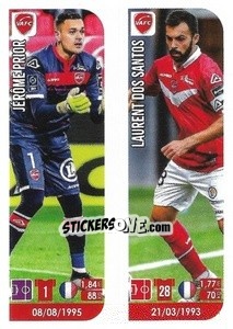 Sticker Jérôme Prior / Laurent Dos Santos - FOOT 2020-2021 - Panini