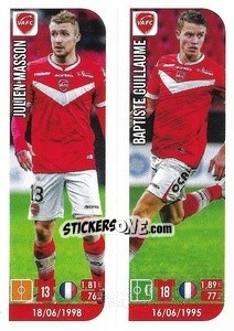 Cromo Julien Masson / Baptiste Guillaume - FOOT 2020-2021 n. 580 - Panini