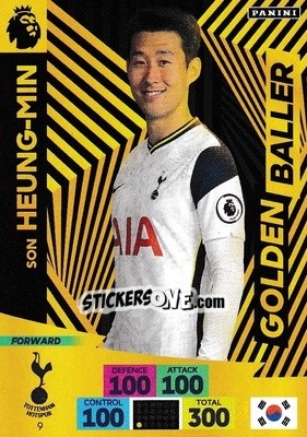 Sticker Son Heung-Min - English Premier League 2020-2021. Adrenalyn XL n. 9 - Panini