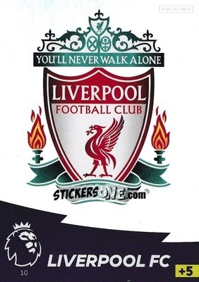 Sticker Club Badge - English Premier League 2020-2021. Adrenalyn XL n. 10 - Panini