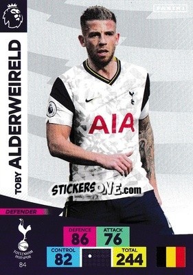 Sticker Tody Alderweireld - English Premier League 2020-2021. Adrenalyn XL - Panini