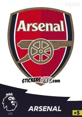 Sticker Club Badge - English Premier League 2020-2021. Adrenalyn XL n. 100 - Panini