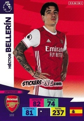 Figurina Hector Bellerin - English Premier League 2020-2021. Adrenalyn XL - Panini