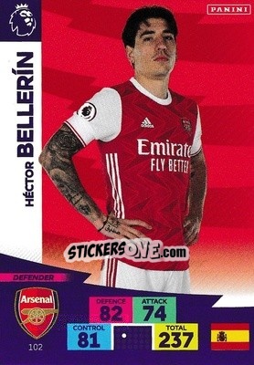 Sticker Hector Bellerin - English Premier League 2020-2021. Adrenalyn XL n. 102 - Panini