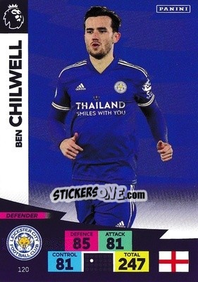 Sticker Ben Chilwell - English Premier League 2020-2021. Adrenalyn XL - Panini