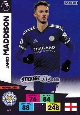 Sticker James Maddison - English Premier League 2020-2021. Adrenalyn XL - Panini