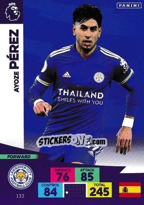 Sticker Ayoze Pérez - English Premier League 2020-2021. Adrenalyn XL n. 133 - Panini