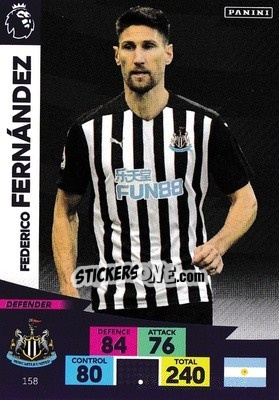 Sticker Federico Fernández - English Premier League 2020-2021. Adrenalyn XL n. 158 - Panini