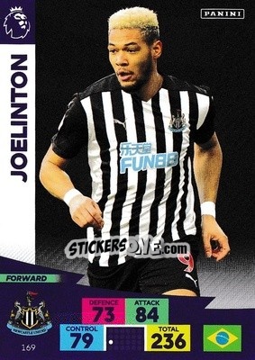 Sticker Joelinton - English Premier League 2020-2021. Adrenalyn XL n. 169 - Panini