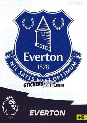 Sticker Club Badge - English Premier League 2020-2021. Adrenalyn XL n. 172 - Panini