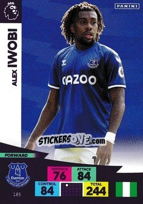 Sticker Alex Iwobi - English Premier League 2020-2021. Adrenalyn XL n. 185 - Panini